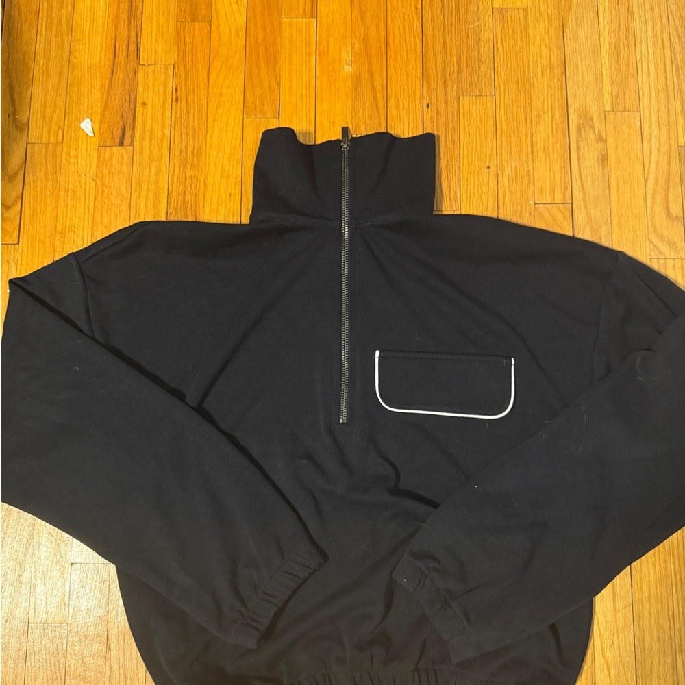Black Half-Zip Men's Sweater